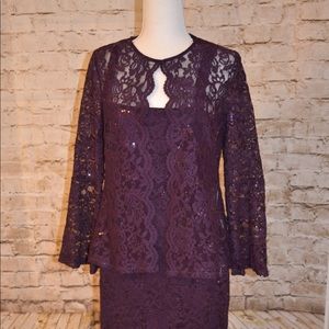 Beautiful New Marina Dress with jacket.